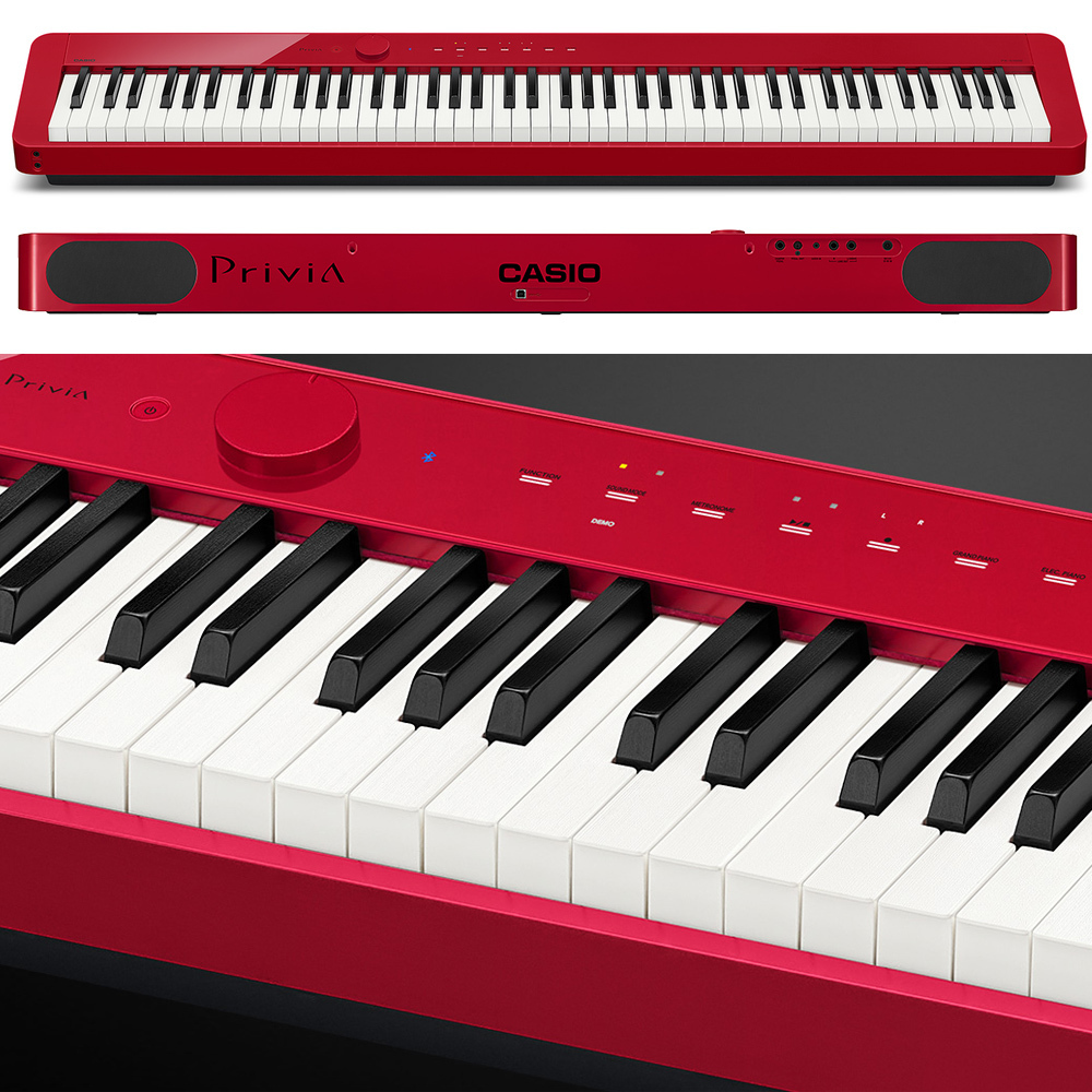 Casio カシオ PX-S1100 RD 電子ピアノ 88鍵盤 Privia プリヴィア【即納可能】（新品/送料無料）【楽器検索デジマート】