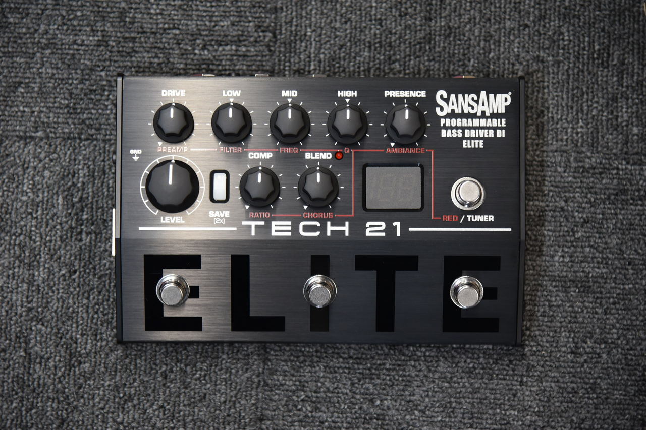 TECH21 SansAmp Programmable Bass Driver ELITE PBDR-EL（新品/送料
