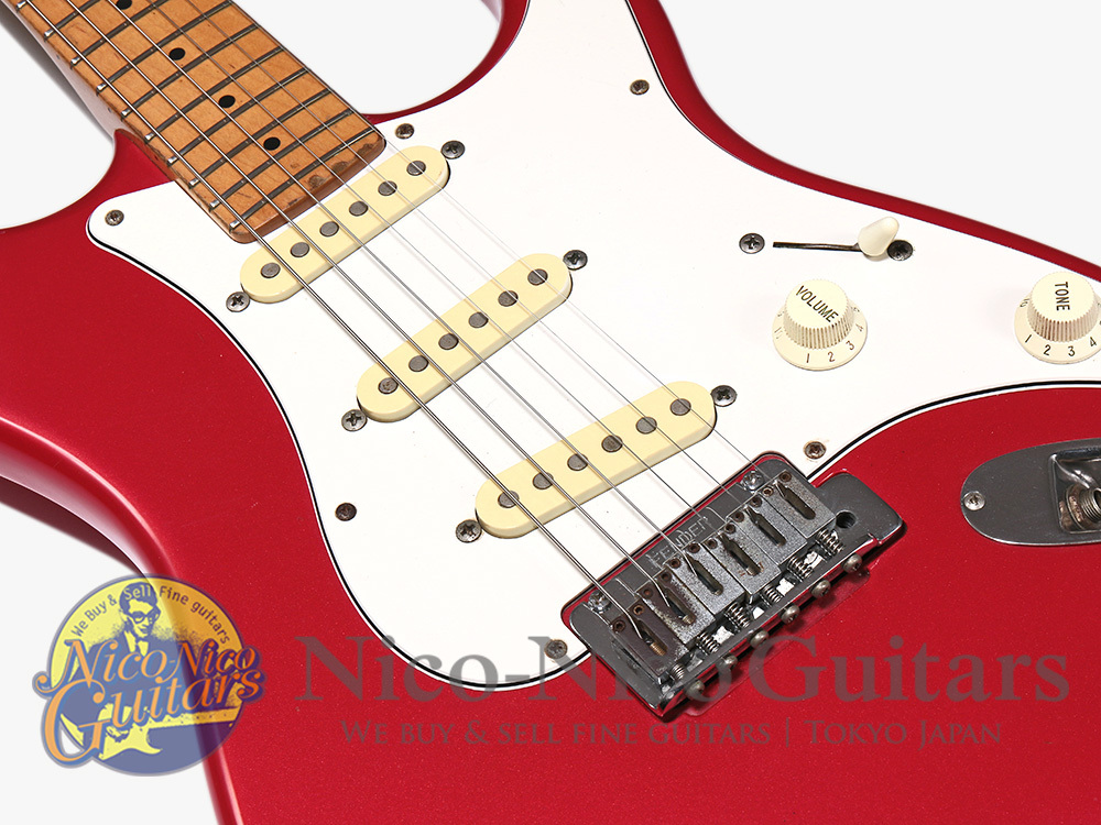 Fender japan 1993〜1994 ストラト　赤 Fender Japan 1993-94 STS-65M (Candy Apple Red/M)（中古
