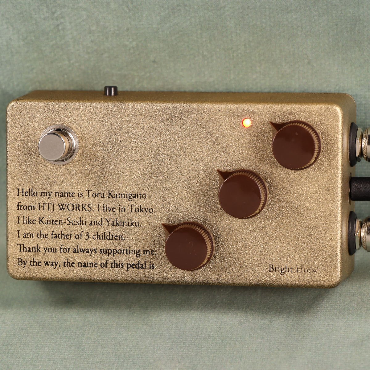 HTJ-WORKS Bright Horse Aged Gold オーバドライブ HTJ-WORKS -Bright Horse- Aged Gold オーバードライブ 日本製