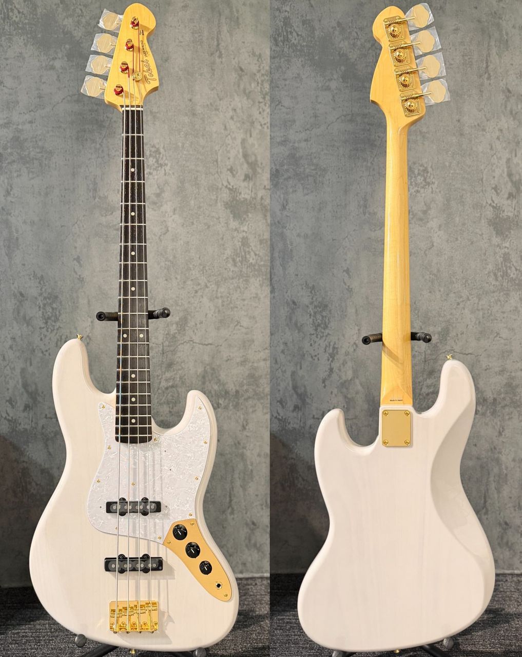 Tokai 【漆黒指板】AJB-101G -See Through White- #251380【4.27kg