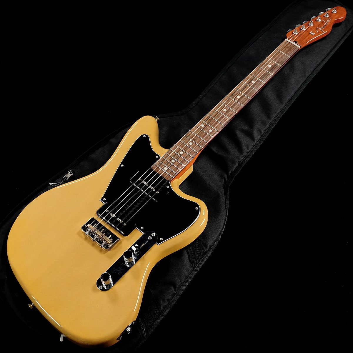 Fender Limited Mahogany Offset Telecaster P90 Yellow Trans