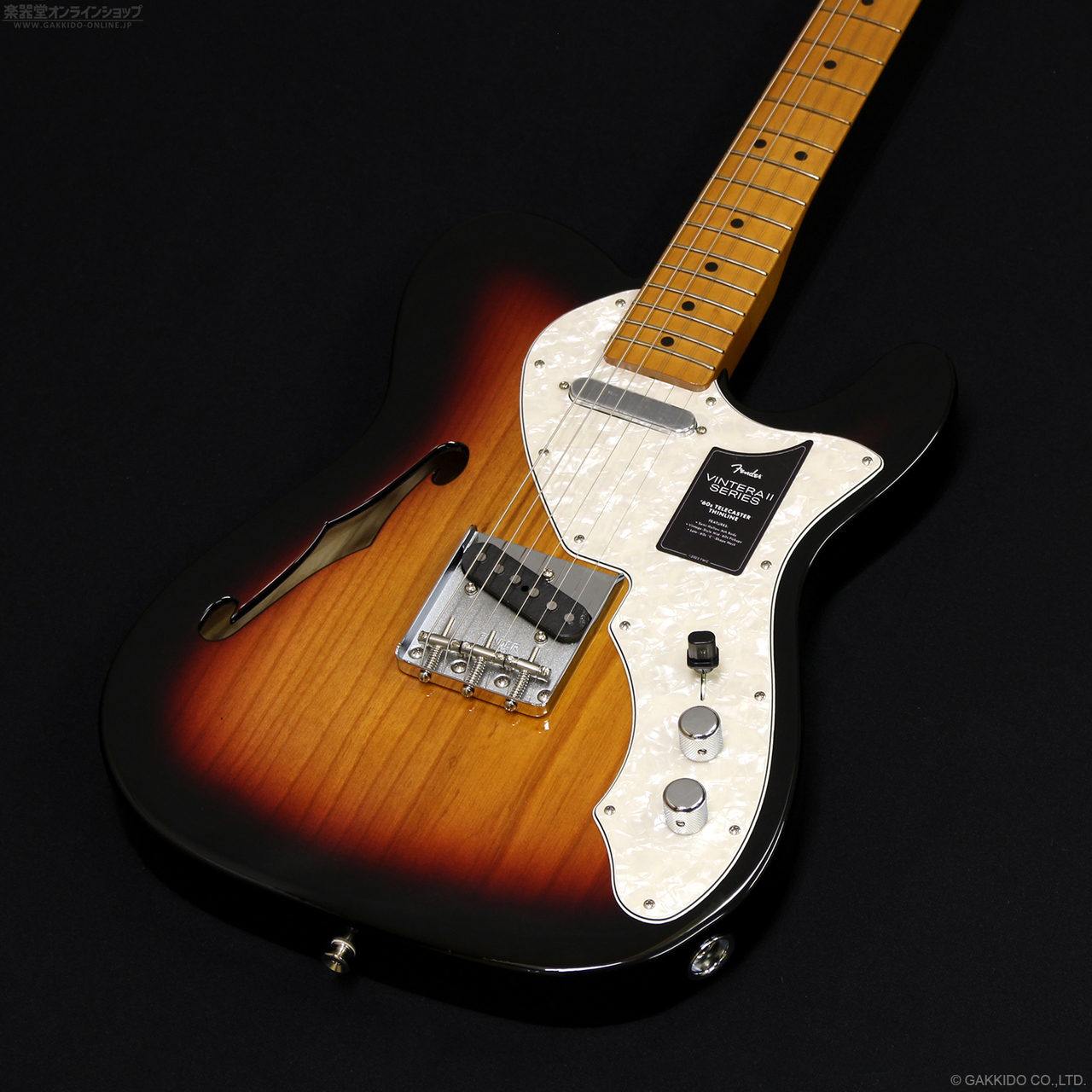 最安値　Fender Vintera Telecaster Thinline Fender Vintera II '60s Telecaster Thinline [3-Color Sunburst
