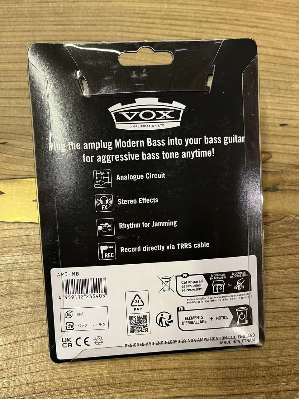 VOX AMPLUG 3 Modern Bass （新品）【楽器検索デジマート】