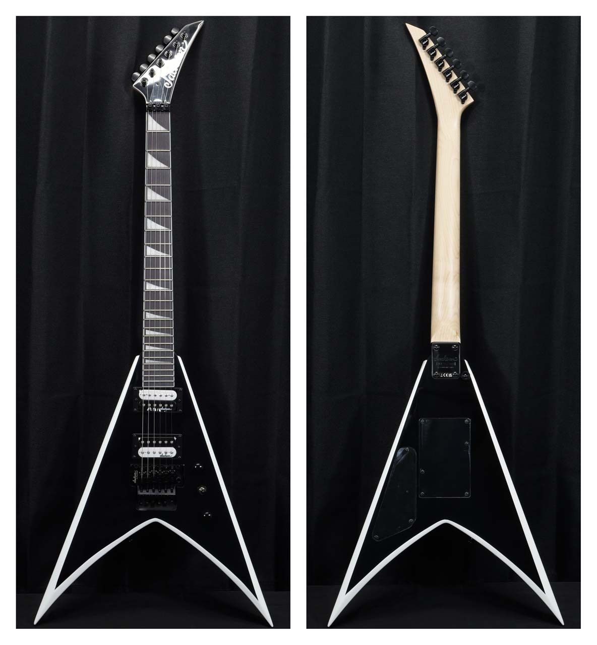 Jackson Jackson JS Series King V JS32 2023 (Black with White  Bevels)（新品）【楽器検索デジマート】