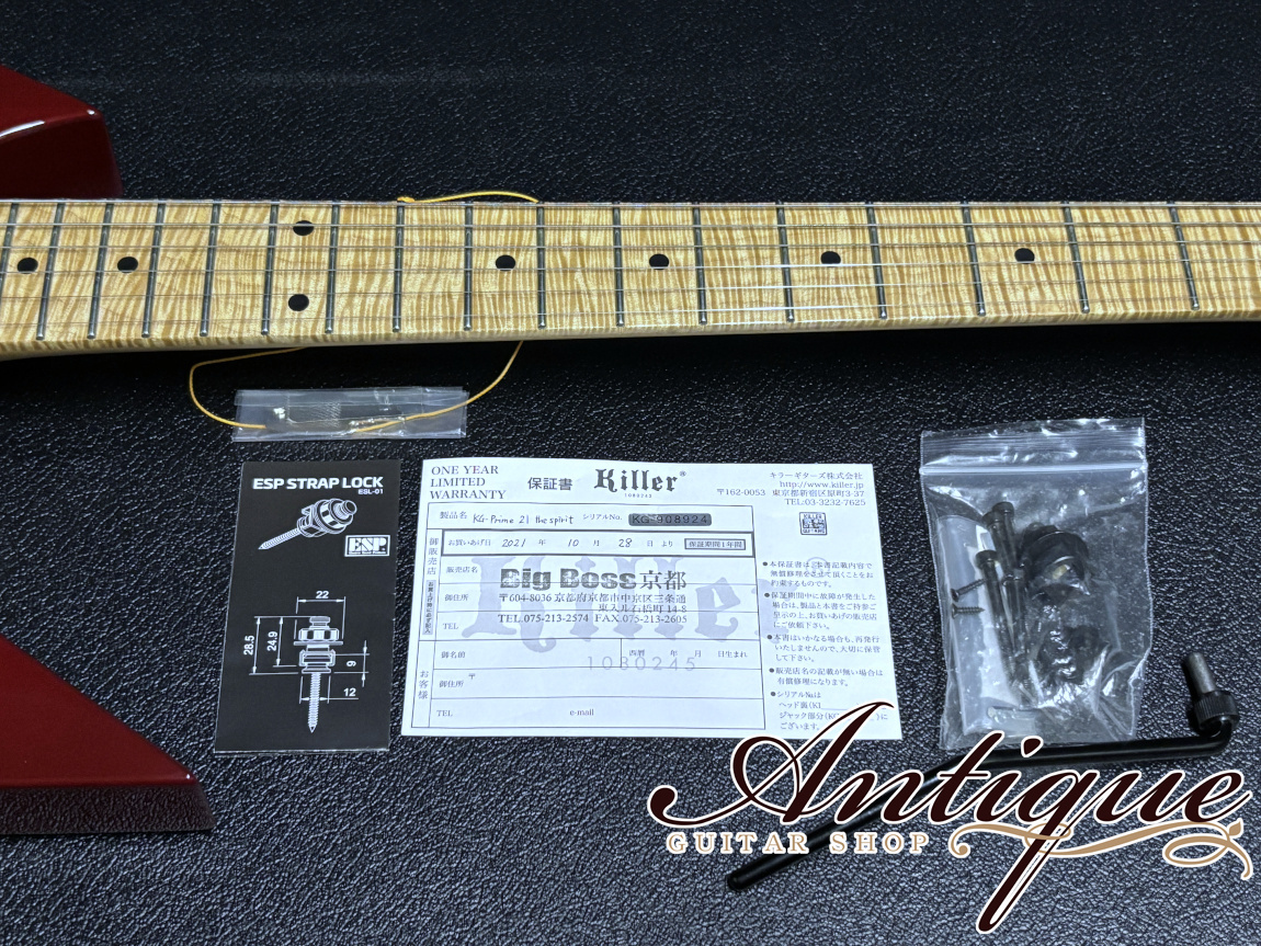 Killer KG-Prime 21 the spirit 2021 See-Through Cardinal Red /Full