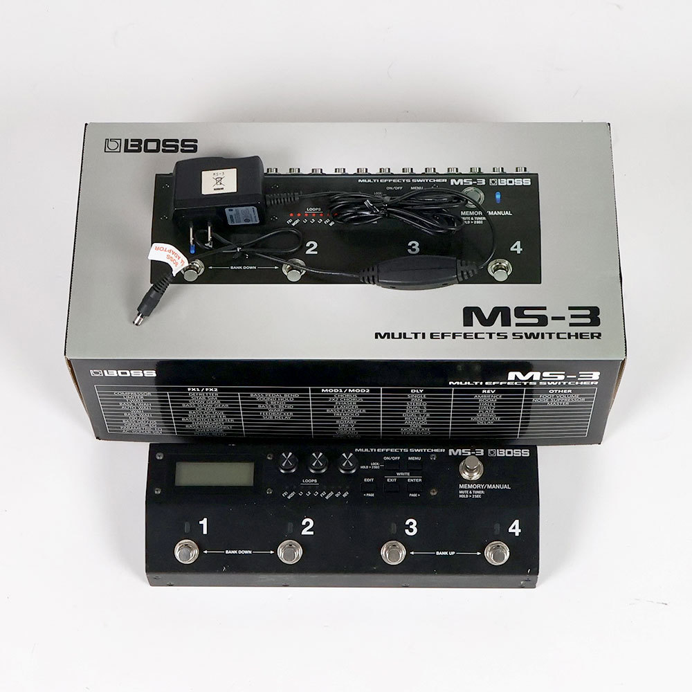 MS-3 MULTI EFFECTS SWITLHER 美品中古 MS-3 MULTI EFFECTS SWITLHER 美品中古 BOSS USED 中古 MS-3 Multi