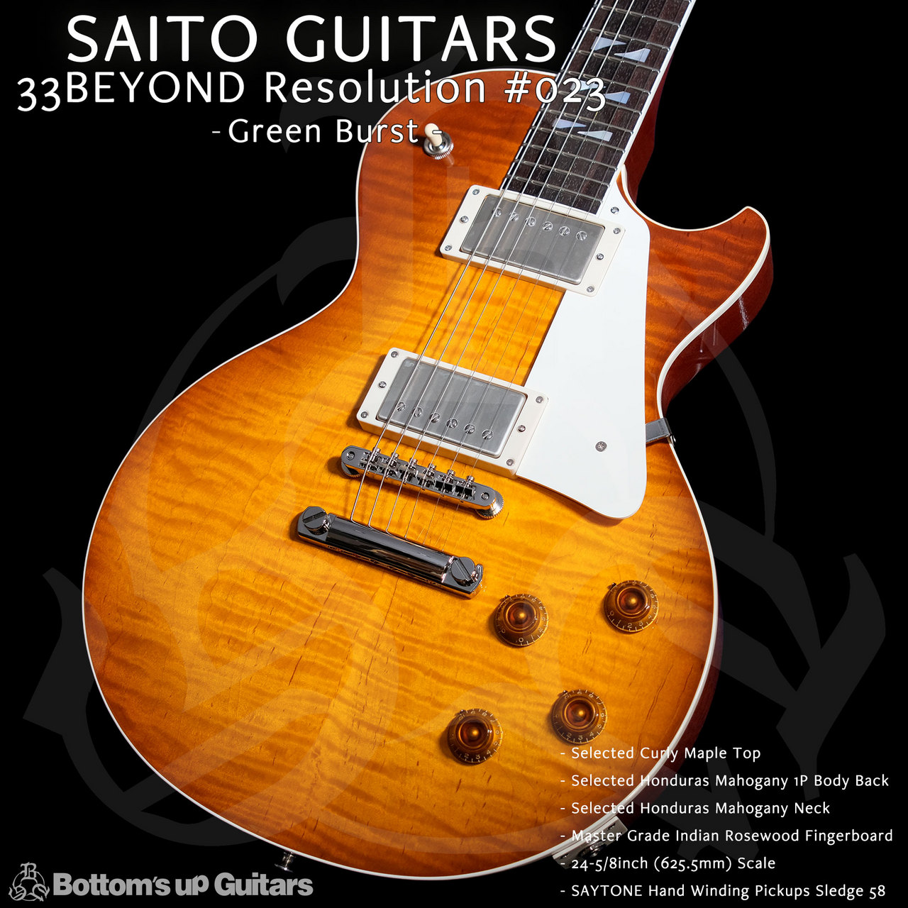 SAITO GUITARS 33BEYOND Resolution 【 ライトウェイト3.75kg & キラー