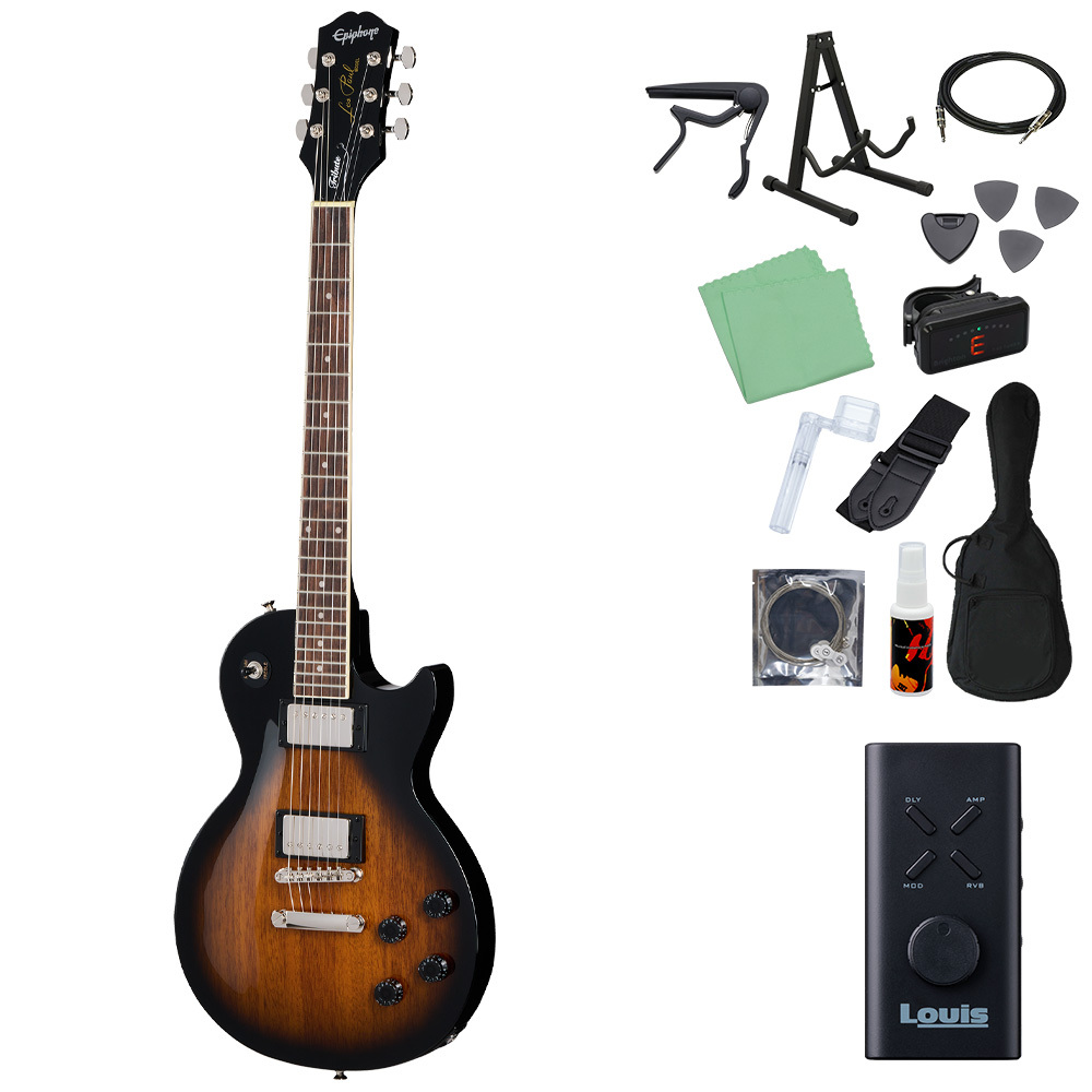 Epiphone Les Paul Tribute 初心者14点セット 【ヘッドホンアンプ付き