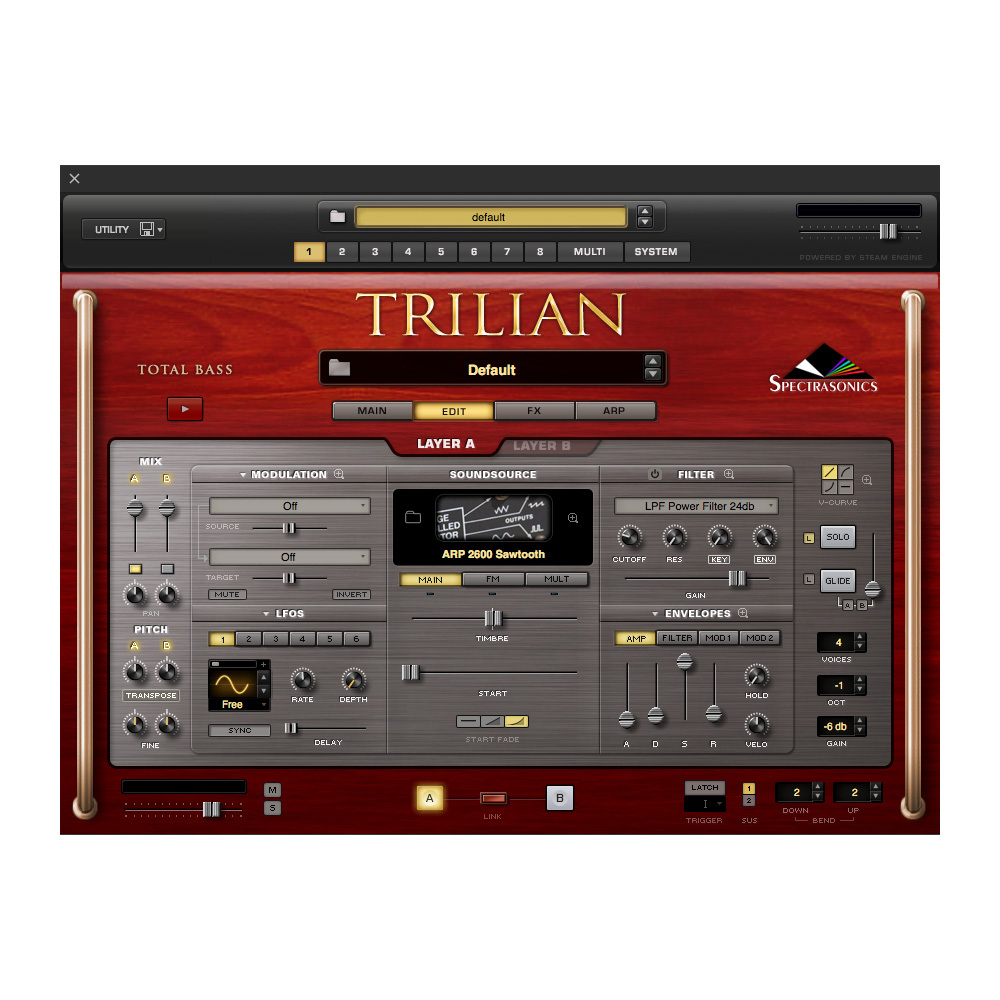 SPECTRASONICS Trilian (パッケージ版)【数量限定特価!・送料無料