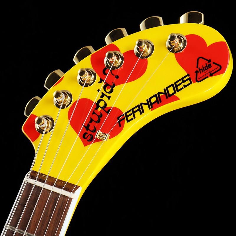 FERNANDES YELLOW HEART-ZO [hide MODEL]（新品）【楽器検索デジマート】