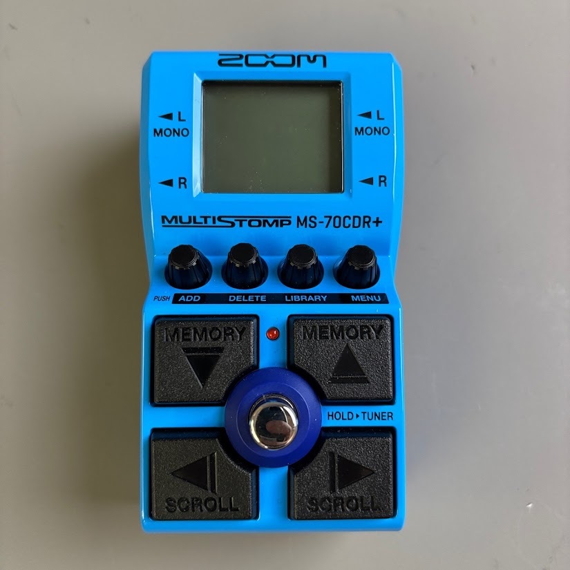 ZOOM MS-70CDR+ 新品未使用　10/28まで ZOOM MS-70CDR+ MultiStomp ストンプボックス 空間系