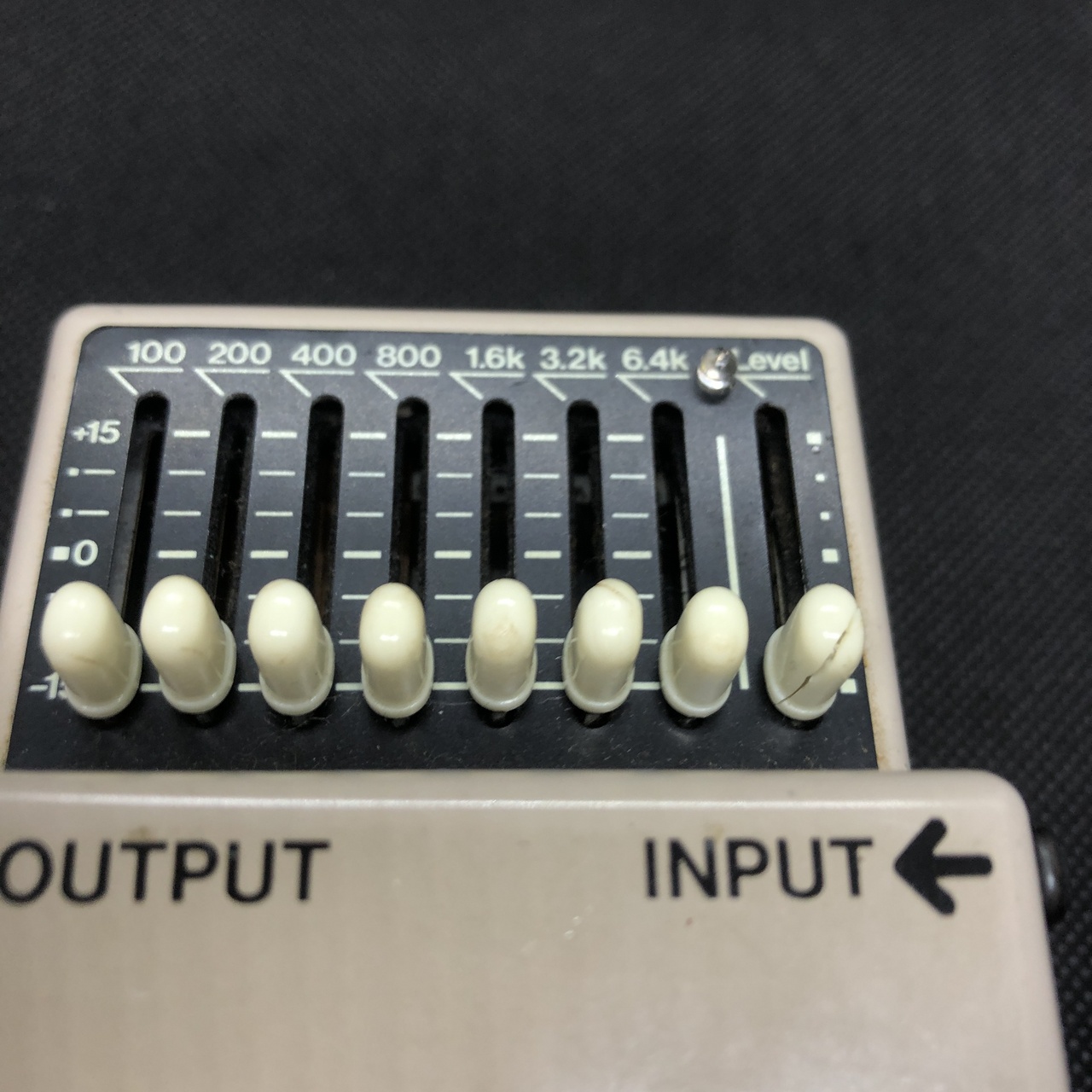 BOSS GE-7 Equalizer 1995年製 黒ラベル ACA電源 MADE IN TAIWAN（中古