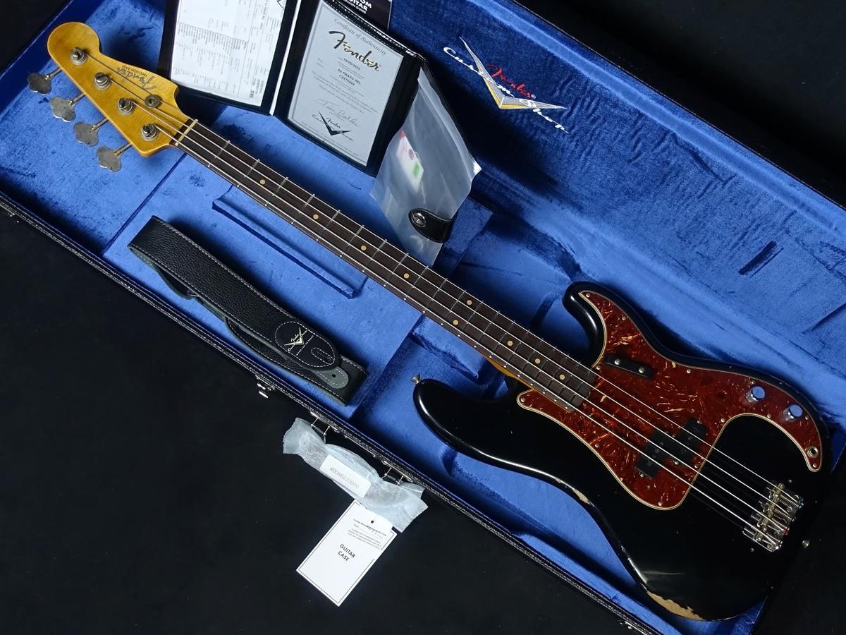 Fender Custom Shop 1962 Precision Bass Relic Aged Black（新品特価