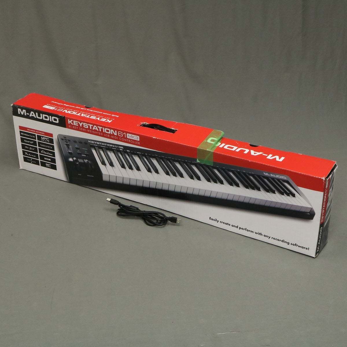 M-AUDIO KEYSTATION 61 MK3 MIDIキーボード M-AUDIO KEYSTATION 61 MK3 【御茶ノ水本店】（中古）【楽器検索