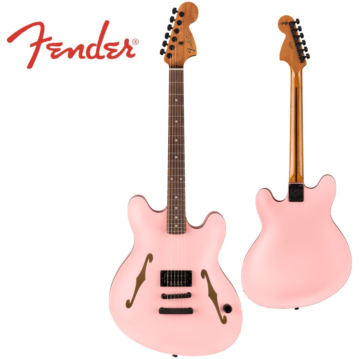 ギター Fender Starcaster Amazon | Fender/Tom DeLonge Starcaster Rosewood Fingerboard Black