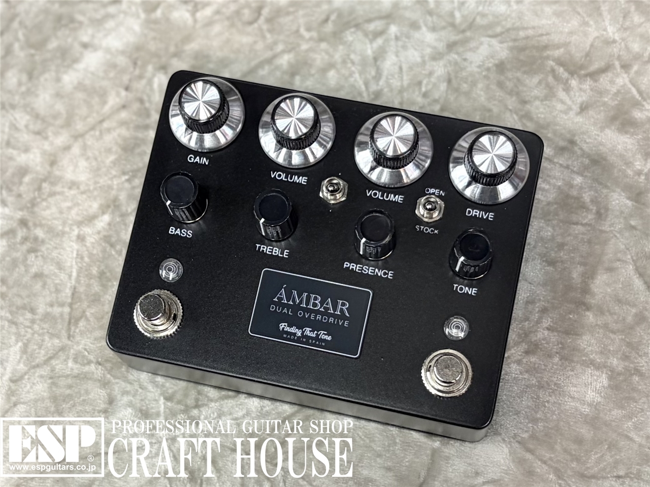 ギター Finding That Tone AMBAR / Matte Black Finding That Tone ÁMBAR -Dual Overdrive- / Matte Black（新品/送料