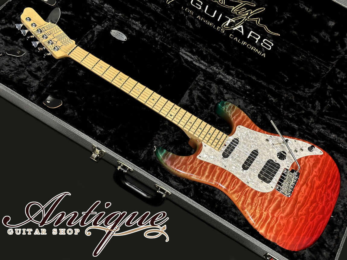 James Tyler Studio Elite HD SP-Maple 美品 James Tyler Studio Elite HD-P Spalted Maple - Honey Burst
