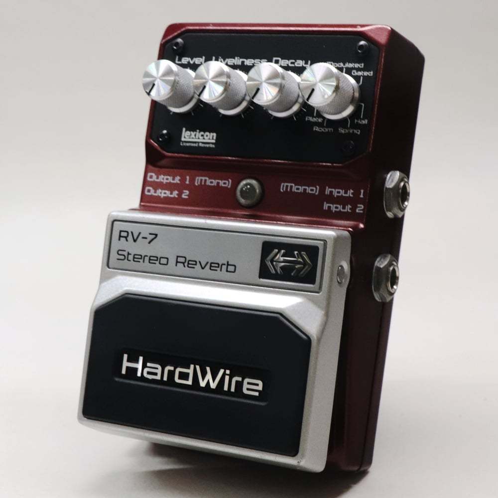 ほぼ新品未使用　DIGITECH / RV-7 Stereo Reverb DigiTech RV-7 HardWire Stereo Reverb Stompbox Pedal RV-7 B&H