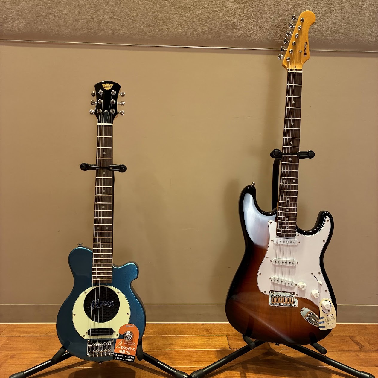 Pignose PGG200 MBL スピーカー内蔵ミニエレキギター メタリックブルー