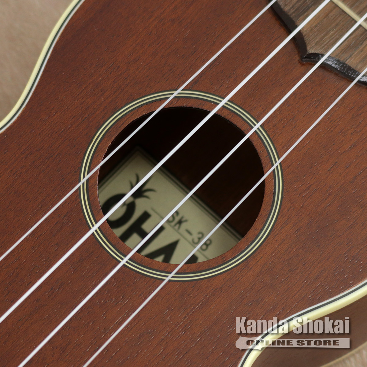 Ohana Ukuleles SK-38, All Solid Premium Mahogany（新品/送料無料