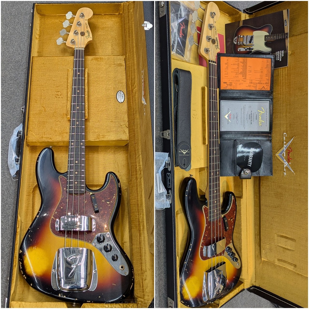 Fender Custom Shop 1962 Jazz Bass Relic Josefina Jaco