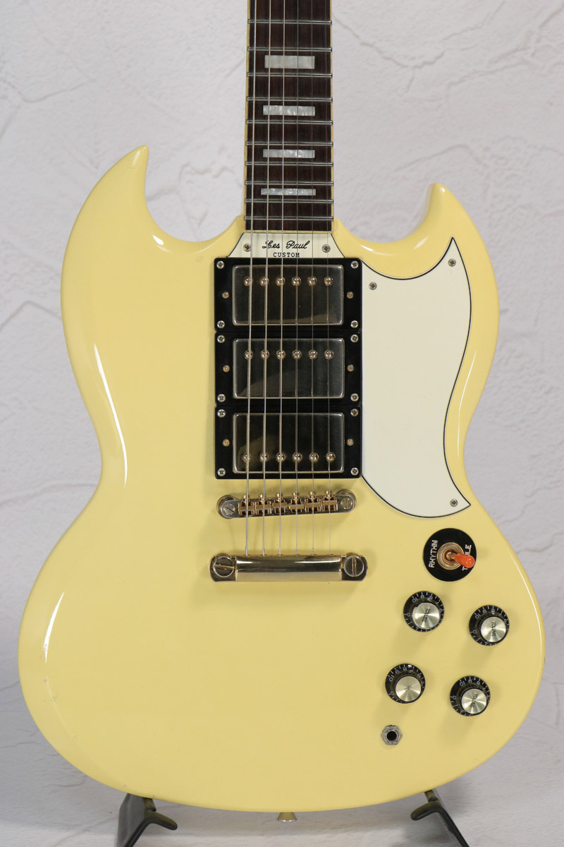 Epiphone G-400 Les Paul SG Custom 専用 Epiphone G-400 Les Paul (SG) Custom Vintage white 【名古屋栄店