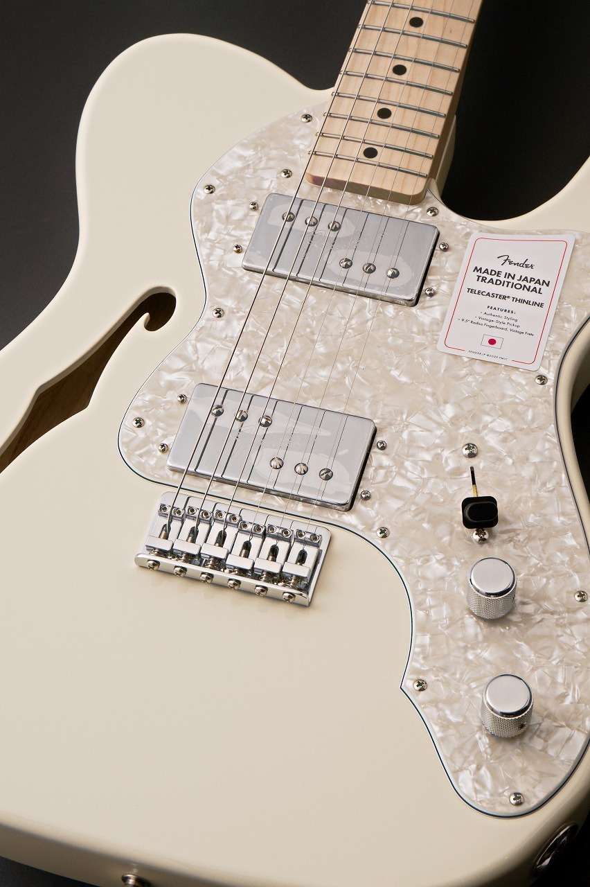 Fender Telecaster ホワイト Fender Made in Japan Traditional II 70s Telecaster Thinline