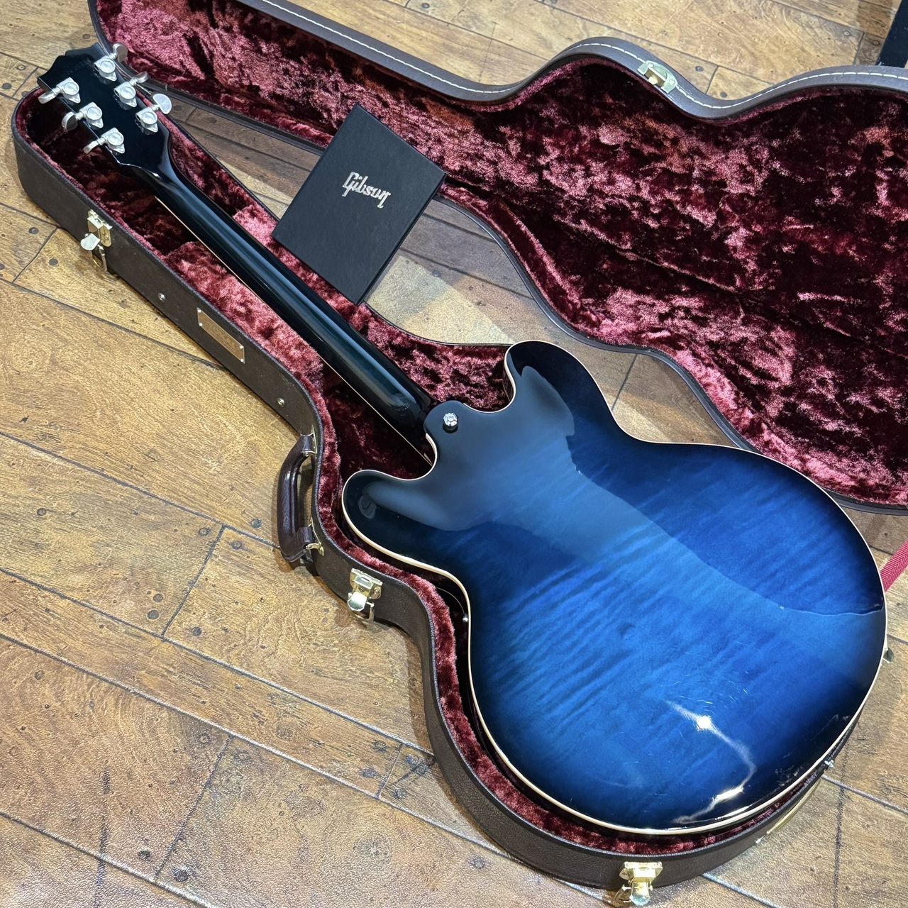 Gibson Memphis ES-335 Figured 2019 Model Blue Burst（中古/送料無料