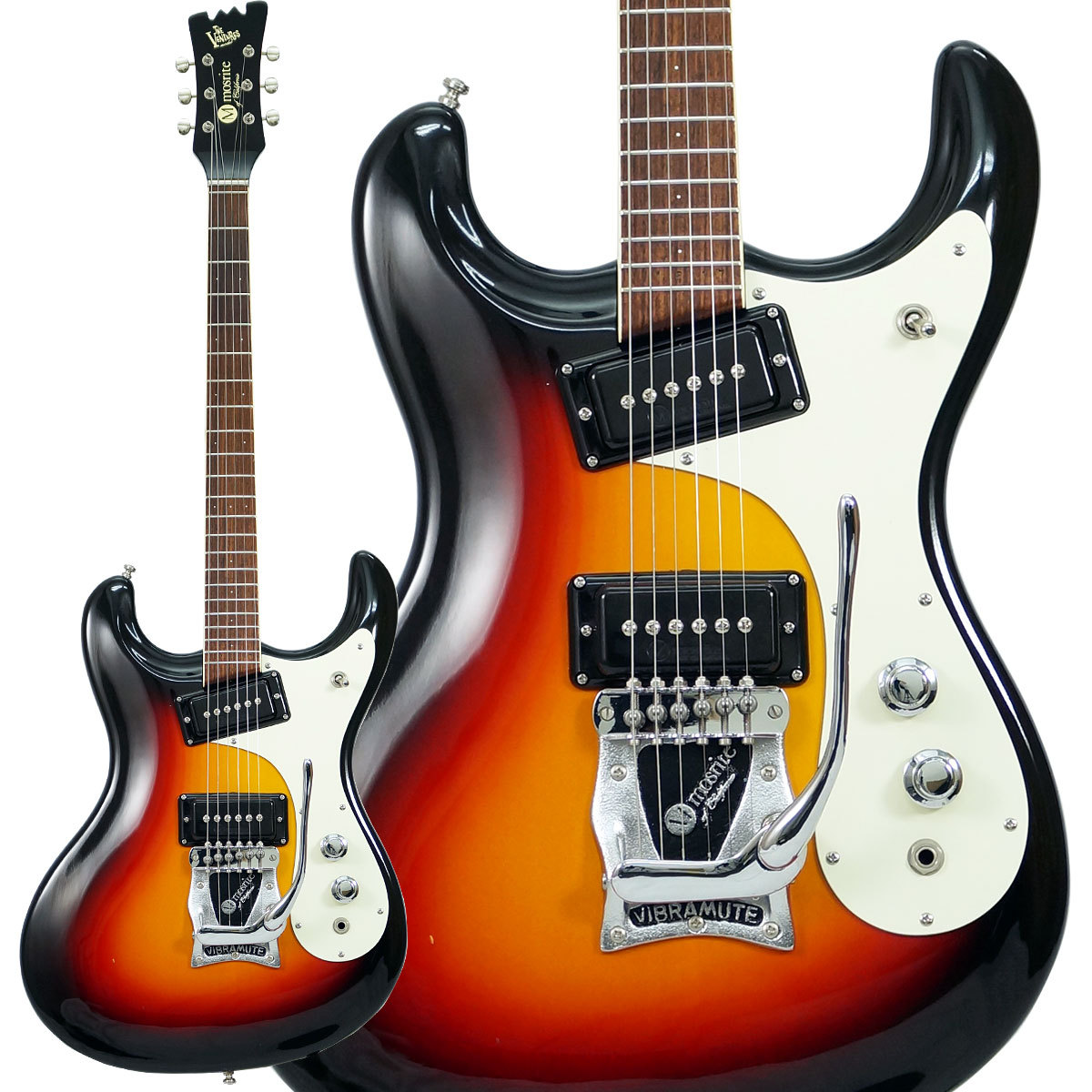 Mosrite V-65 2000’s Reissue 動作確認済み 2000s Mosrite V-65 Ventures Model 1965 Reissue w/ Vibramute