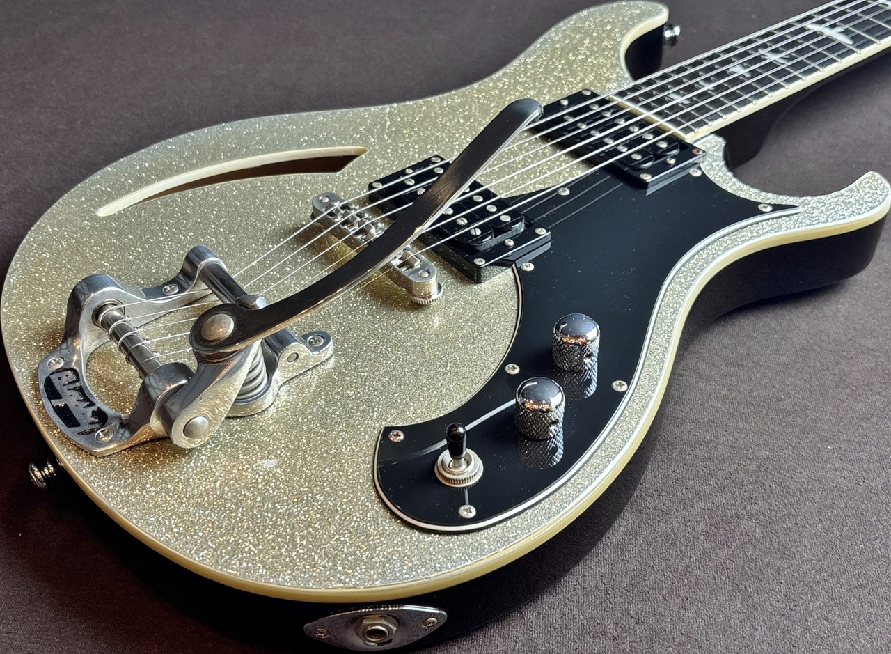 Paul Reed Smith(PRS) SE Custom Semi-Hollow Bigsby Silver Sparkle