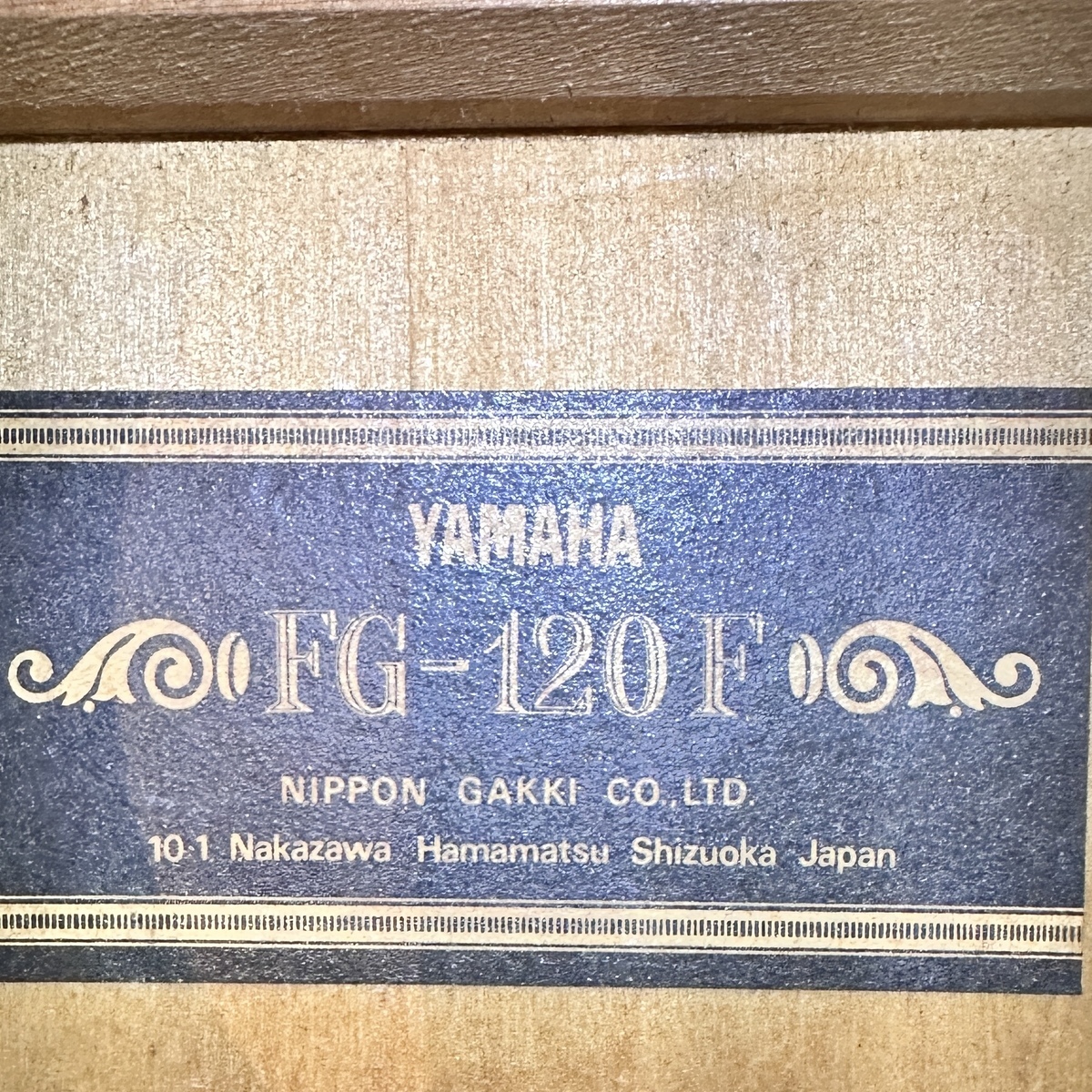 YAMAHA FG-120F Acoustic Guitar（中古/送料無料）【楽器検索デジマート】