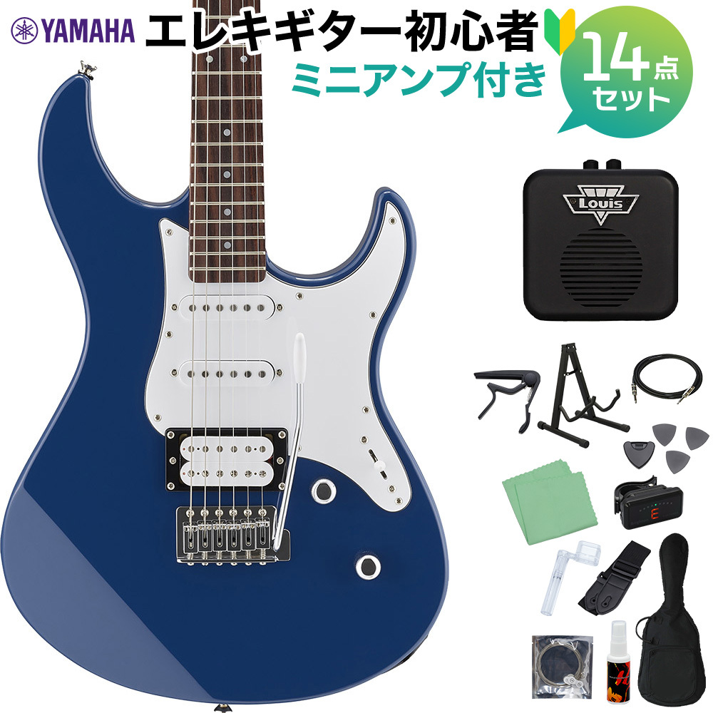 YAMAHA PACIFICA112V UTB エレキギター初心者14点セット 【ミニアンプ付き】（新品/送料無料）【楽器検索デジマート】