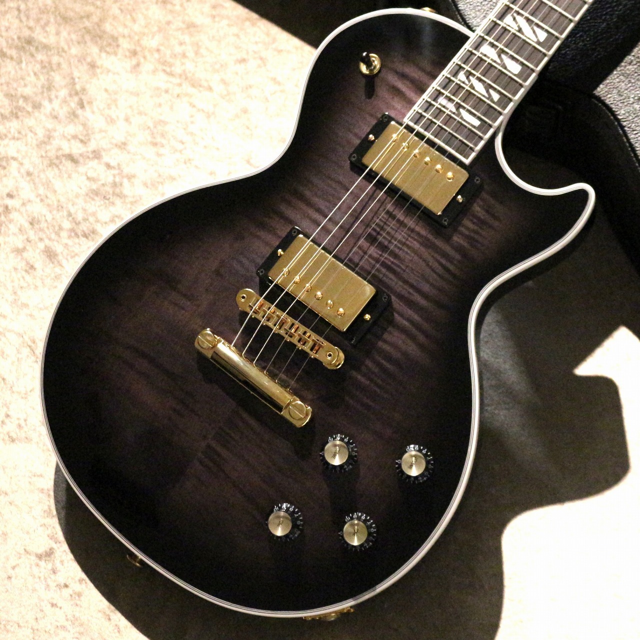 1987 Gibson Les Paul Custom Black Beauty Vintage Guitar w/ T