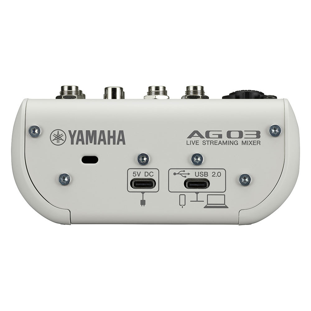 YAMAHA ヤマハ AG03 MK2 W 3チャンネル ライブストリーミングミキサー