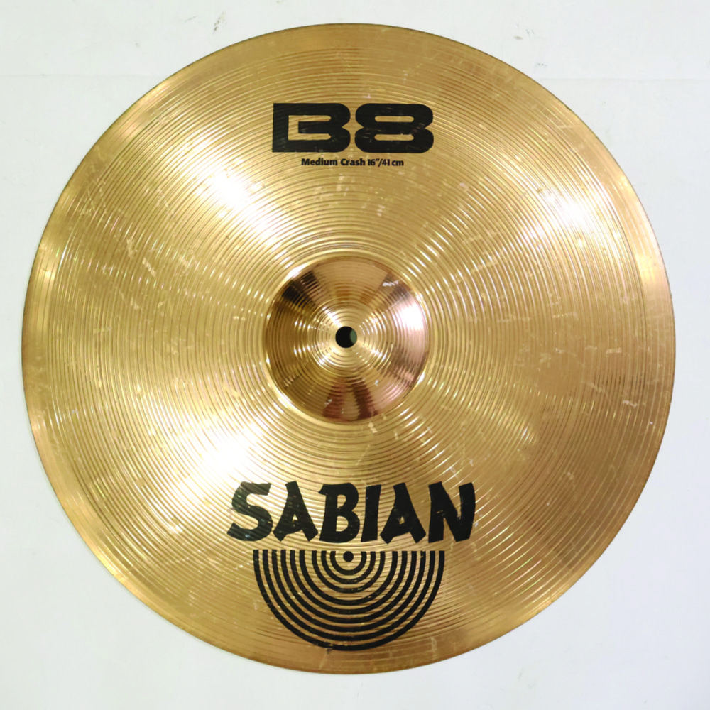 SABIAN セイビアン　B8 16インチ　ミディアムクラッシュシンバル SABIAN 【中古】 SABIAN セイビアン B8 Medium Crash 16インチ