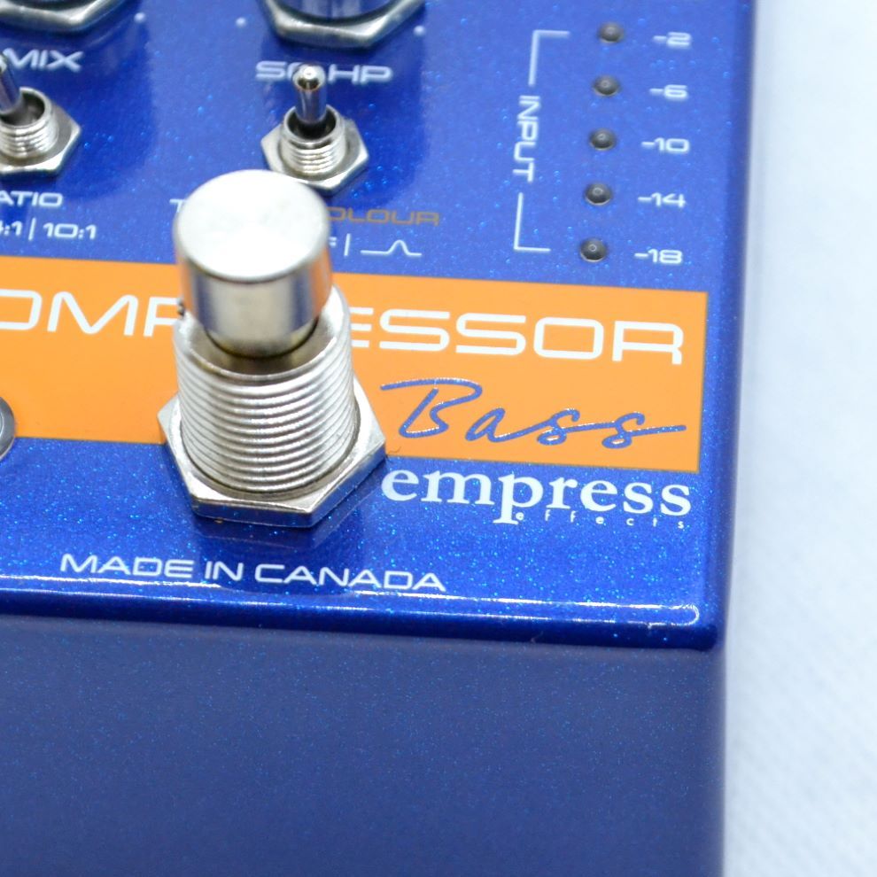 ベース Empress Effects / Bass Compressor Blue Empress Effects Bass Compressor Pedal - Blue | Sweetwater