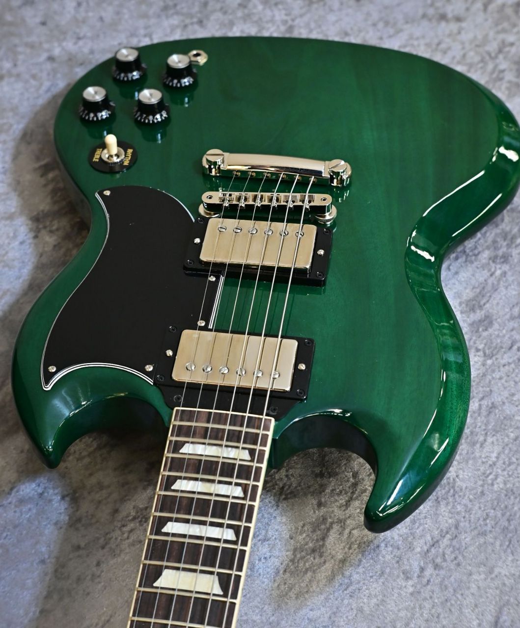 Gibson 【New】SG Standard '61 Stop Bar ~Translucent Teal