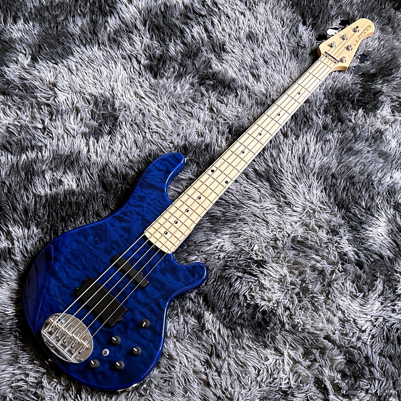 Lakland SL55-94 Deluxe Maple Fingerboard Blue Translucent