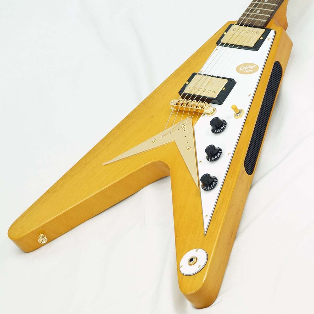 Epiphone Inspired by Gibson Custom Shop 1958 Korina Flying V (Aged