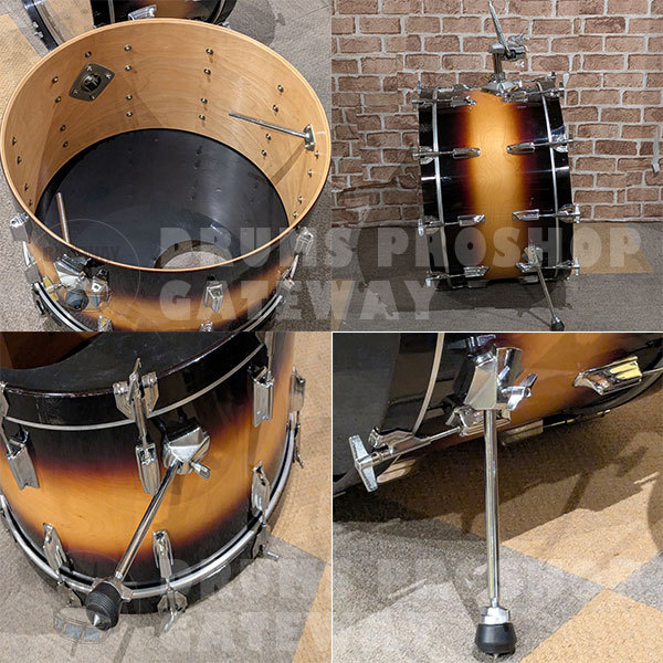 Potechi様【b2490】超レア80sプーマトラックジャケットヴィンテージL Tama 1980s SUPERSTAR 2バス7pcsキット[UI_250511_04]（中古）楽器