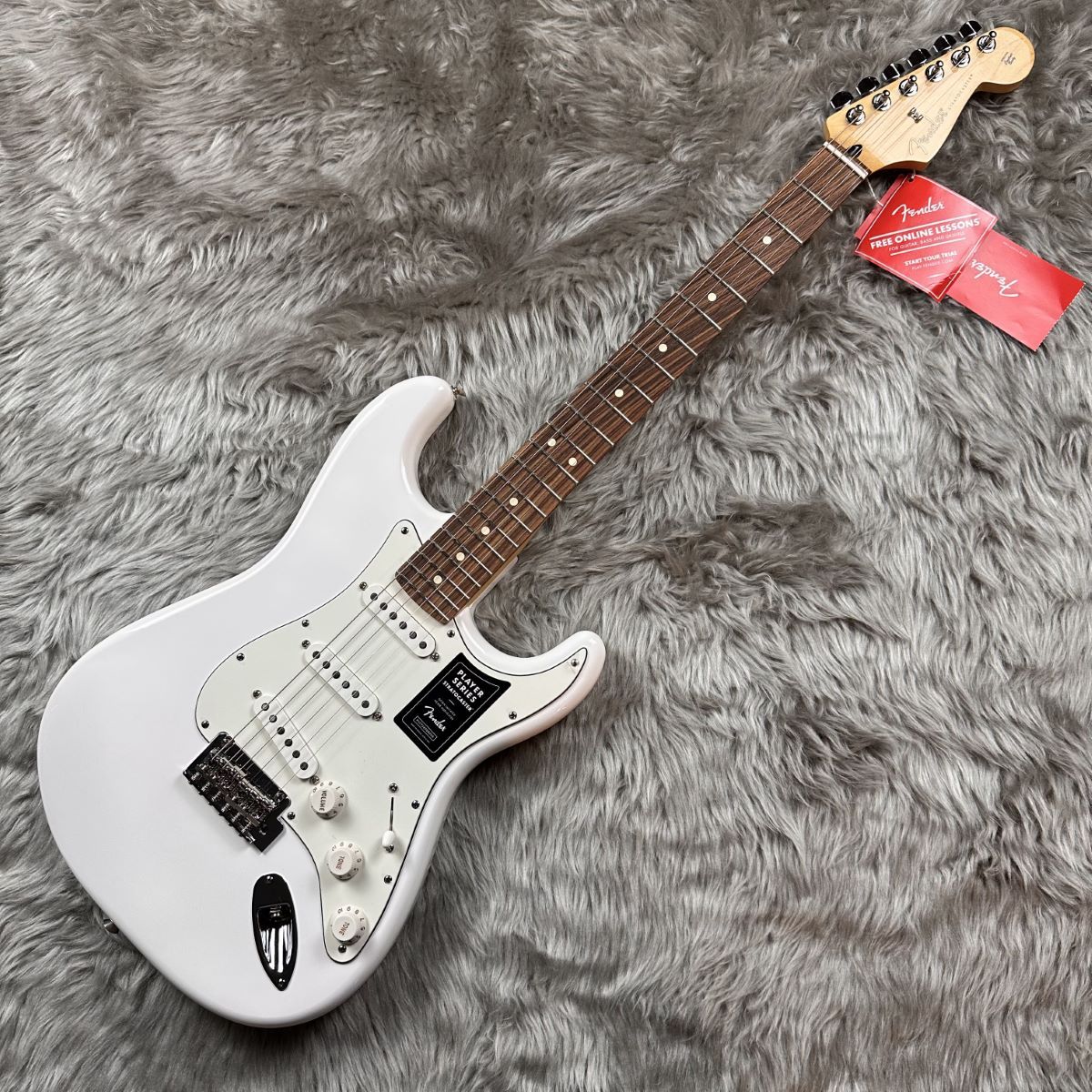 Fender Player Stratocaster Pau Ferro Fingerboard Polar White