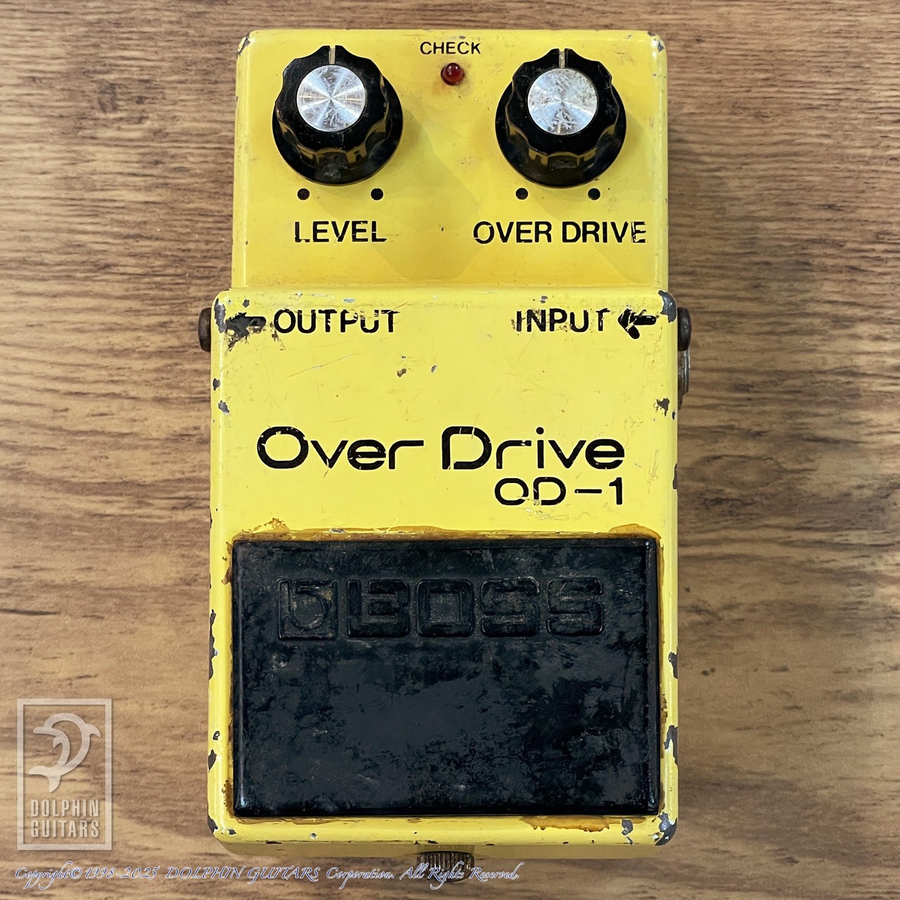 BOSS OD-1 #8300 (Raytheon RC3403ADB) 銀ネジ スケルトンスイッチ