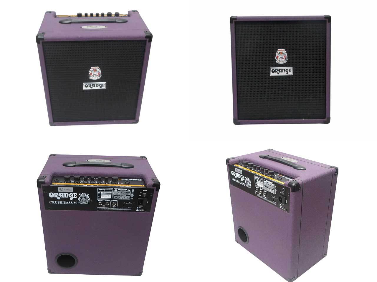 ORANGE Crush BASS 50 Glenn Hughes Limited Edition Purple 50W