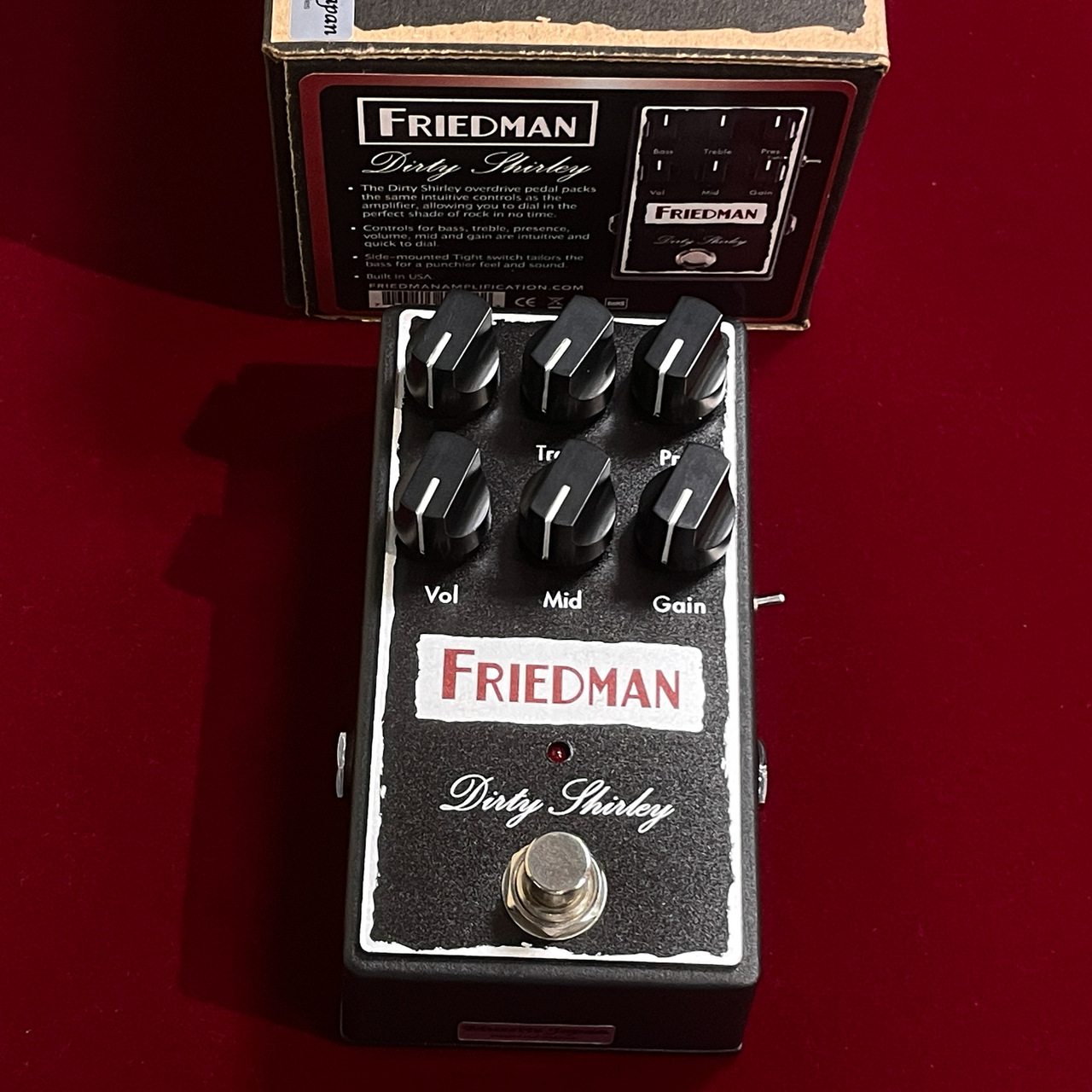 Friedman Dirty Shirley Pedal【60～70年代ブリティッシュロック
