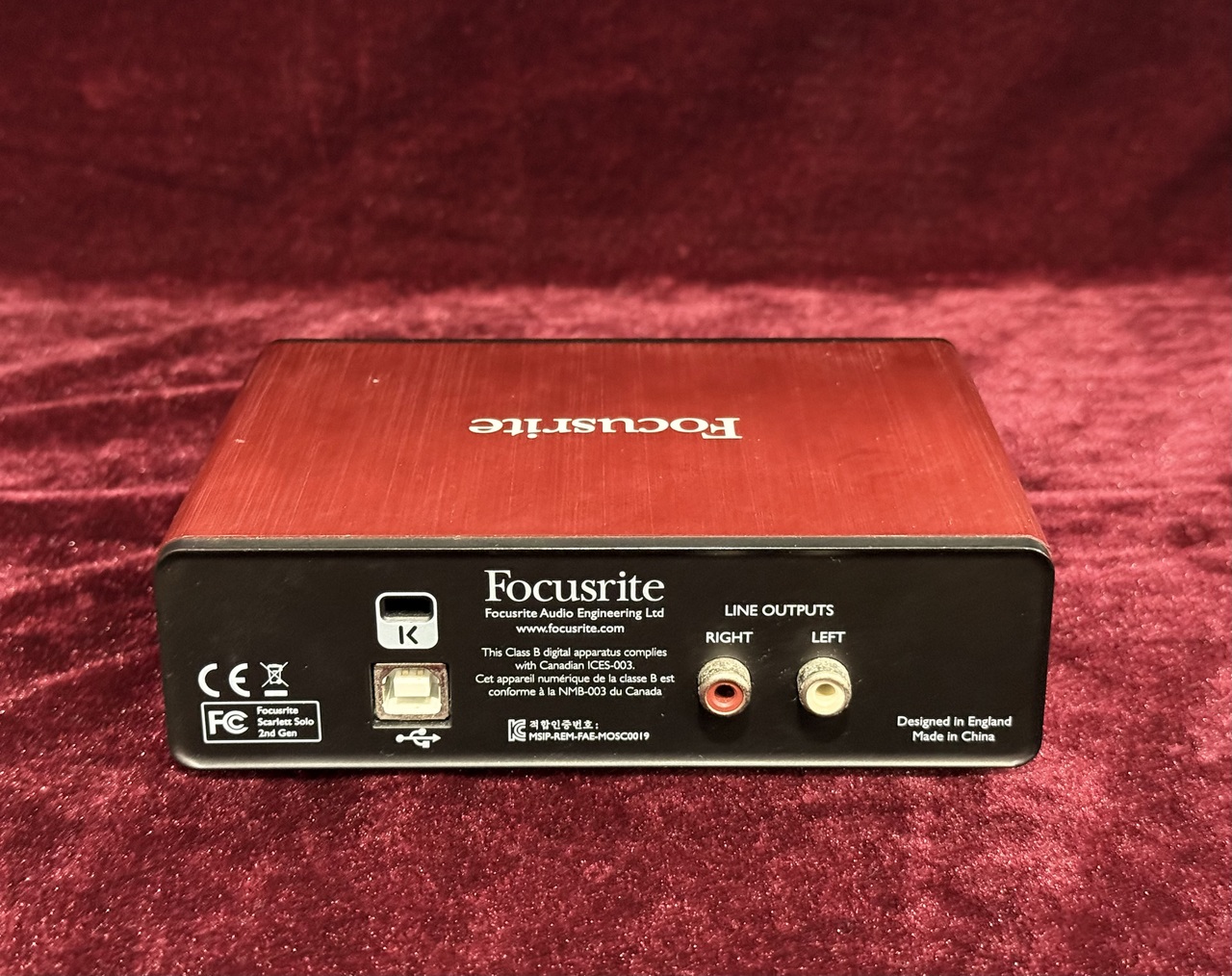 Focusrite Scarlett Solo Gen 2（中古）【楽器検索デジマート】