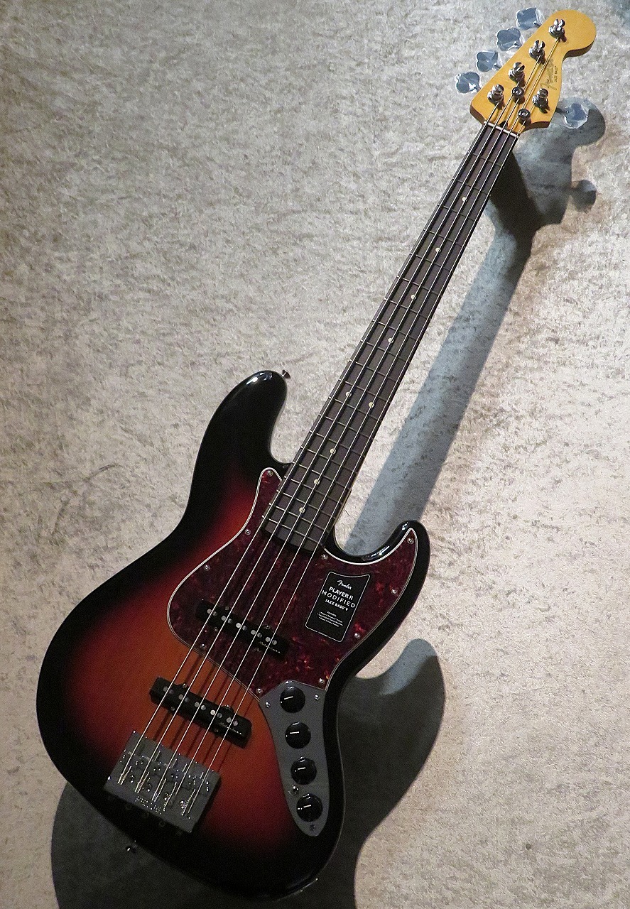 Fender Player II Modified Active Jazz Bass V -3 Tone Sunburst