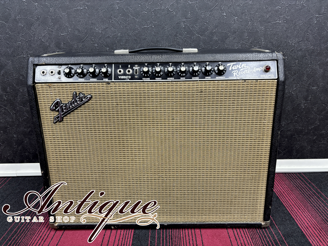 Fender ブラック ほとんど使われていません Fender Twin Reverb (AB763) 1965 Black Face Combo (Oxford 12×2