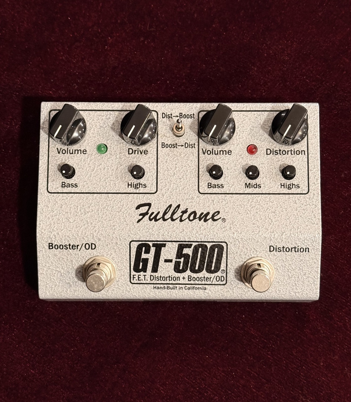 Fulltone GT-500 F.E.T. Distortion + Booster/OD（中古）【楽器検索