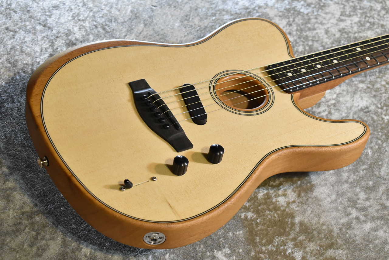 Fender AMERICAN ACOUSTASONIC TELECASTER Natural #US242261A【軽量